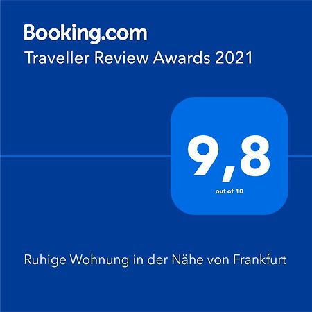 Ruhige Wohnung In Der Naehe Von Frankfurt Kelkheim Eksteriør billede